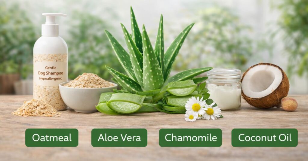 allergy-friendly dog shampoo