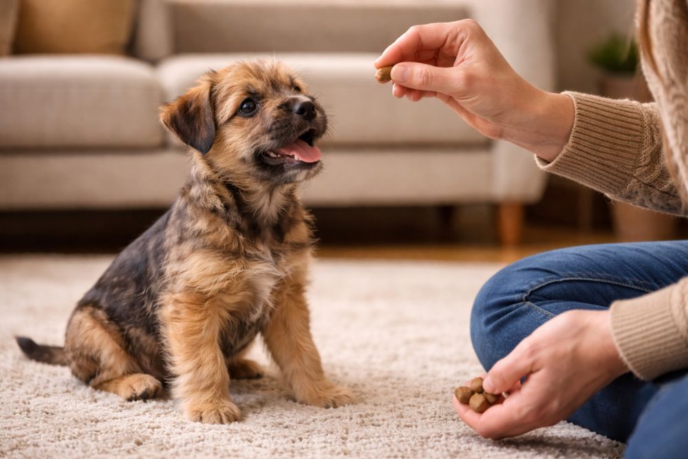 Border terrier puppy care