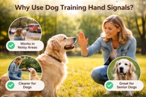 dog training hand signals