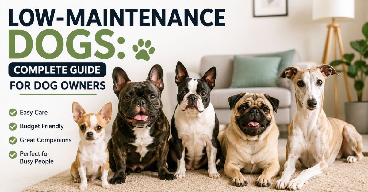 low-maintenance dogs