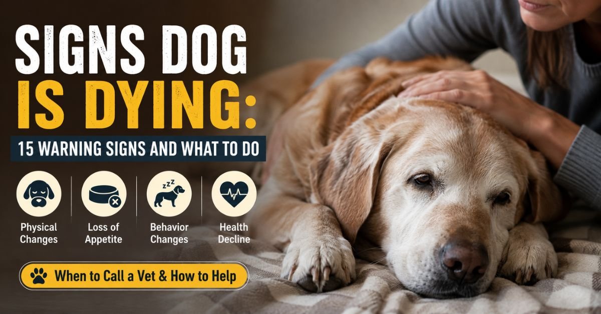 Signs Dog Is Dying